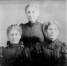Catherine,  Elizabeth, and Matilda Sager in 1897