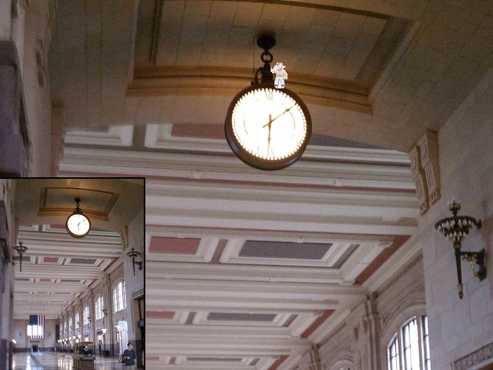 Clock in Union Station
