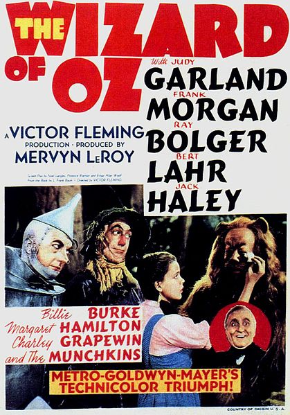 1939 theatrical release poster, from Wikipedia