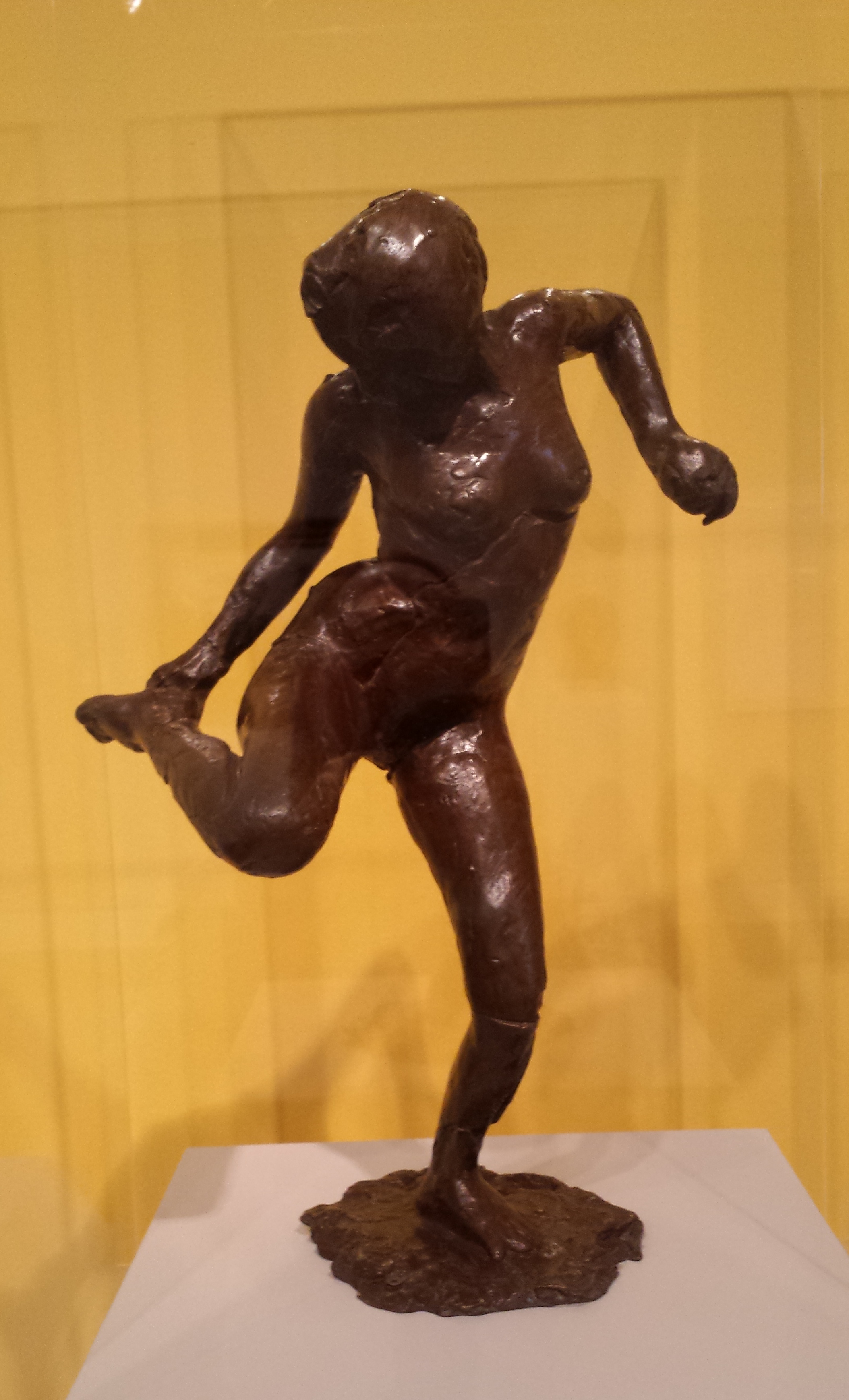 Edgar Degas, Dancer Looking at the Sole of Her Right Foot, at the Norton Museum of Art