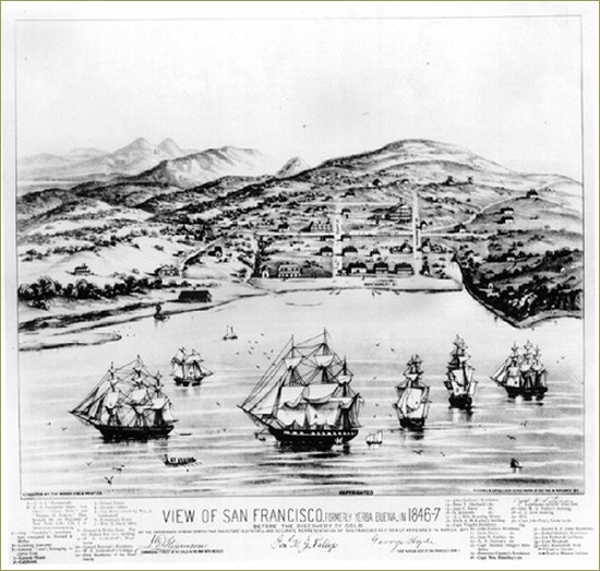 San Francisco Harbor 1846-47