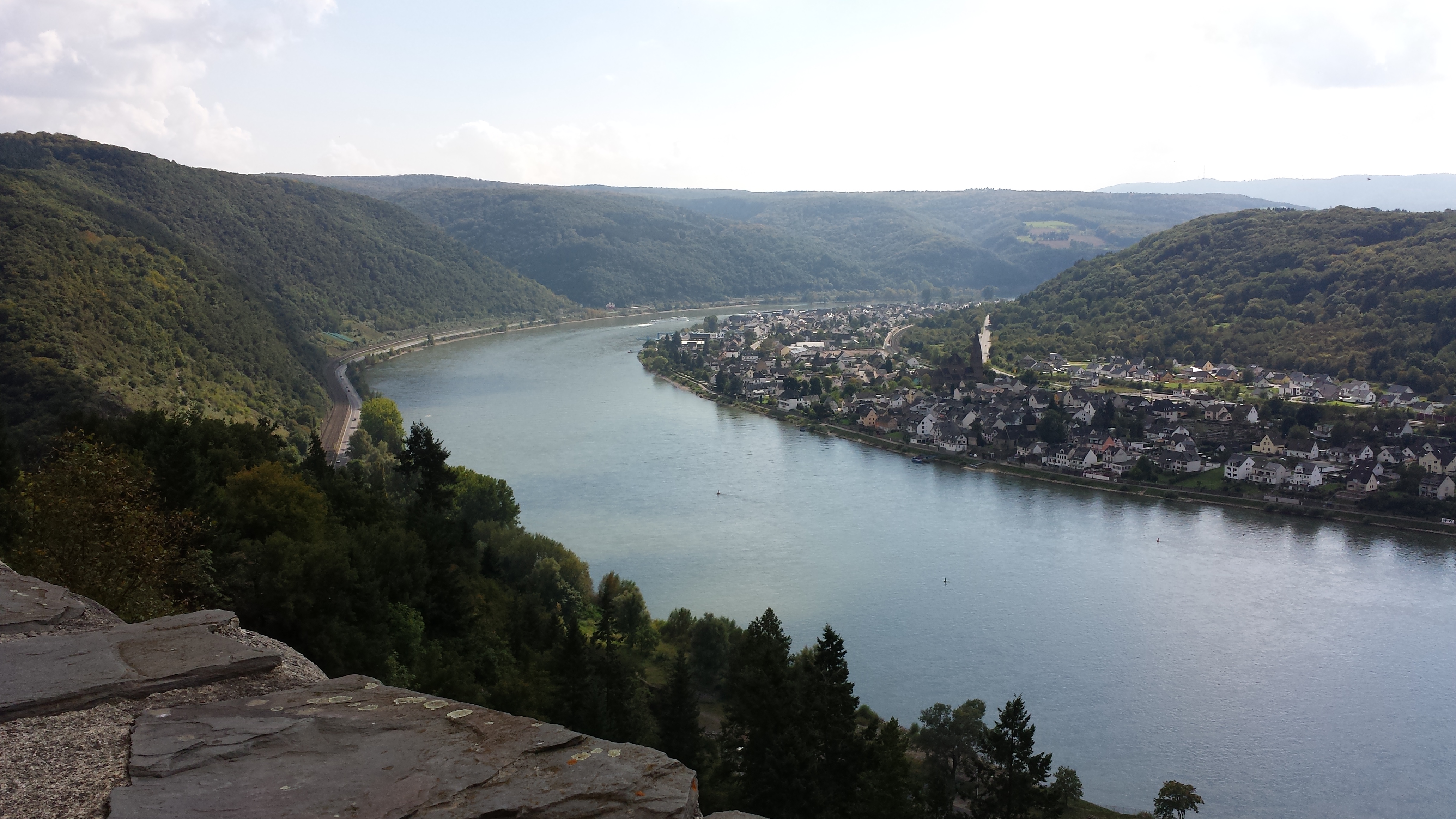 Rhine from Marksburg Castle