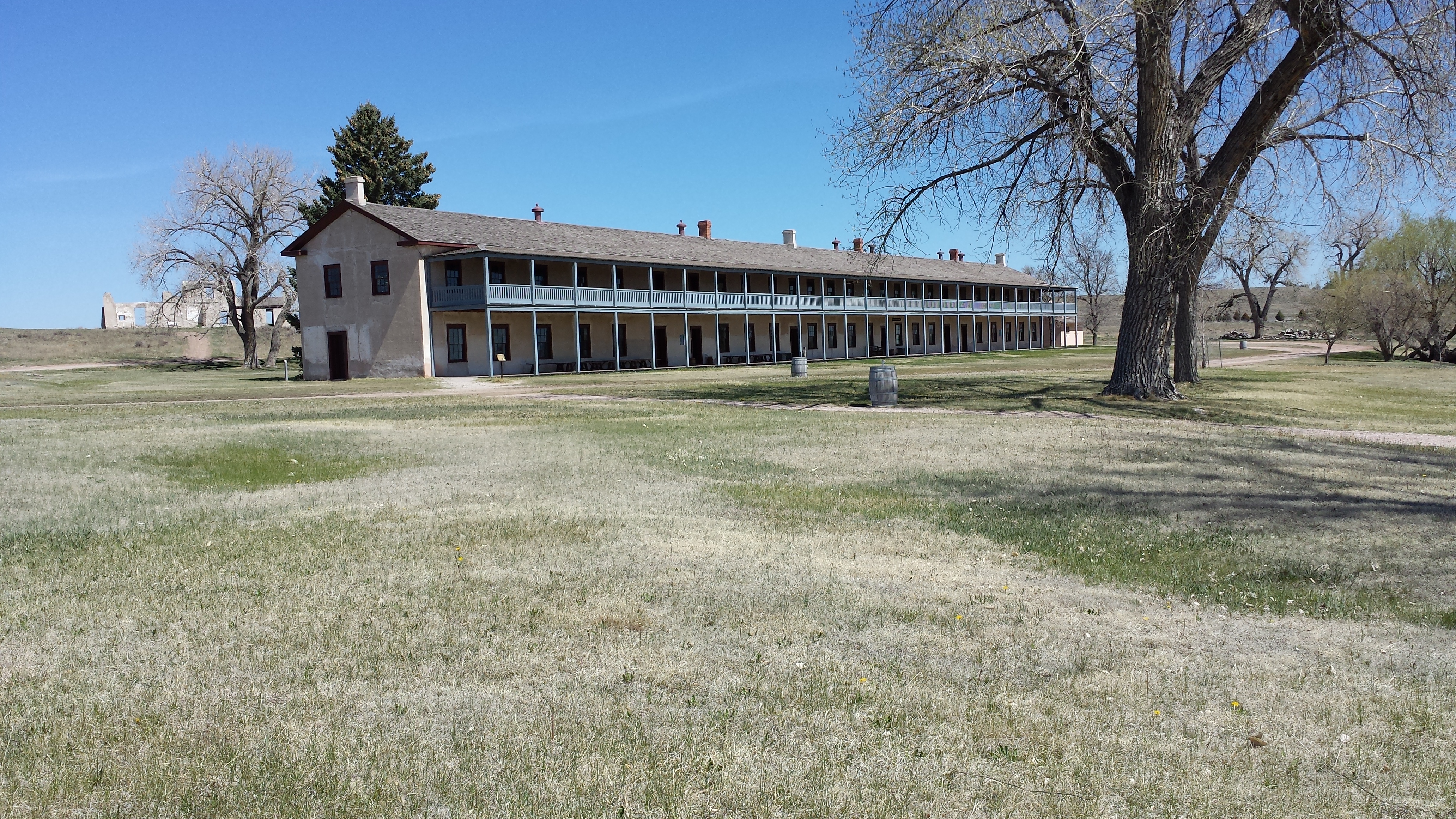 Reconstructed barracks at Ft. Laramie