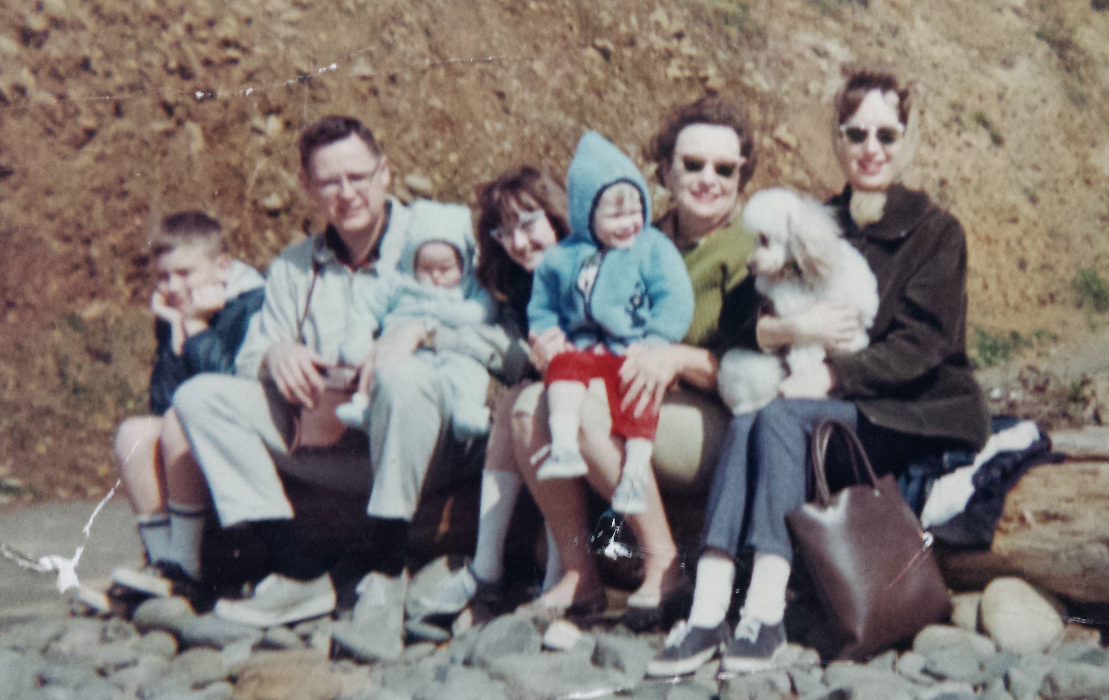 My family at Cannon Beach, 1968
