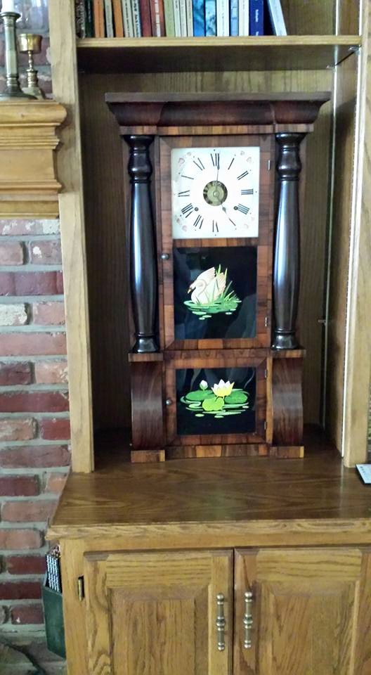 My grandfather's clock now ticks in my home